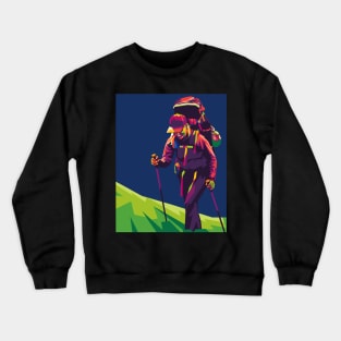 hiking addict Crewneck Sweatshirt